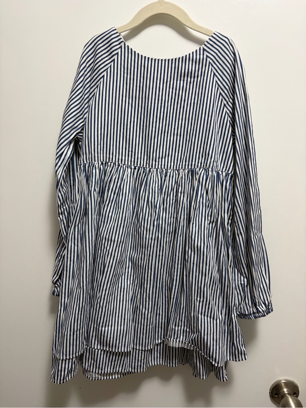 Tucker + Tate Navy Stripe Dress 100% Cotton Girls Size 7